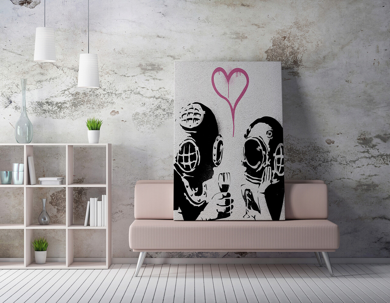 Tablou decorativ, WY13 (50 x 70), Canvas imprimat, Multicolor - imagine 6